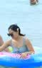 安与·洛施琪 韩国泳衣女三件套小清新学生少女遮肚显瘦高腰泳衣新款温泉 绿色 L (  建议95-115斤 ) 实拍图