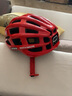 洛克兄弟（ROCKBROS） 骑行头盔车灯充电发光防虫网山地公路自行车头盔男女骑行装备 宝石红ZN1001 实拍图