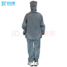 致尔康无尘服防静电 分体连帽防尘服男女 灰色M 洁净服无尘衣喷漆工作服 实拍图