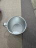 无印良品（MUJI）不锈钢双层马克杯 大容量男女办公学生水杯茶杯咖啡杯 银色380ml 实拍图