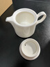 心去處陶瓷茶壶羊脂玉瓷泡茶壶德化白瓷井栏壶小号单人家用功夫茶具单壶 羊脂玉瓷西施壶 190ml 实拍图