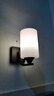 壁灯现代简约美式创意客厅卧室床头灯过道走廊玄关阳台LED灯具 6001-1黑【常规款不带开关】 5W暖光 实拍图