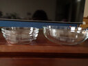 GLASSLOCK韩式耐热钢化玻璃碗加厚水果沙拉碗透明碗家用汤碗泡面冷面碗 透明碗1415ml*3个 实拍图