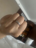 莱绅通灵【现货】结婚对戒一对订婚情侣款钻石戒指男女18K金拥抱巴黎 白 女戒 14号 约7分 实拍图