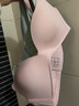 金三塔商场同款真丝文胸内衣女无钢圈聚拢无痕薄款透气性感真丝文胸胸罩 浅青瓷色3117 75C 实拍图