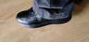 斯凯奇（Skechers）男鞋休闲皮鞋商务通勤黑色工作鞋简约百搭黑色运动板鞋210835 全黑色/BBK 39.5 实拍图