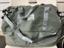 Landcase 旅行包女手提包运动健身游泳背包多功能短途旅行李包袋 5102军绿 实拍图