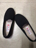 京睿飞织聚氨酯底老北京布鞋女单鞋妈妈鞋一脚蹬软底41大码鞋 黑色桃心 37 实拍图