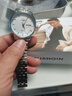 冠琴（GUANQIN）瑞士认证手表情侣款全自动机械表百搭经典夜光防水腕表情人节礼物 钢带本色白面（男款） 实拍图