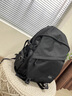viney双肩包男大容量休闲通勤17英寸电脑背包商务书包大学生初中高中 黑色 轻便运动户外旅游旅行包登山包 实拍图