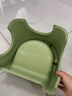 兔可图婴幼儿童塑料小凳子靠背椅加厚宝宝沙发餐椅小椅子防滑板凳洗澡凳 抹茶青 1只【优质加厚PP材质】 实拍图