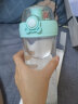 杯具熊（BEDDYBEAR） 夏季摇摇杯大容量健身运动水杯女蛋白粉奶昔杯男塑料便携 绿色 580ml 实拍图