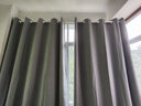 沫梵【窗帘+伸缩杆】窗帘免打孔安装布艺窗帘棉麻感遮光卧室成品 浅灰(遮光93%左右) 适用宽2.1-2.6米【窗帘高2.0米】 实拍图