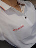 吴衣斯冰丝polo衫定制工作服印字logo文化广告衫工衣订做t恤聚会工服 600冰离子藏蓝色可定制 M可定制 实拍图