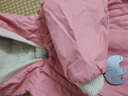 戴维贝拉（DAVE＆BELLA）过年加绒加厚冬季连体衣婴儿衣服新生儿冬季外出服宝宝新年拜年服 桃粉色DB12022-N 90cm （建议身高80-90cm） 实拍图