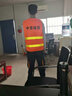 欧汉 反光背心马甲反光衣环卫施工人黄荧光服交通驾驶员安全服 桔布黄条 实拍图