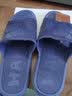 乐拖拖鞋男夏软底浴室排水室内轻便凉拖鞋 藏青40-41（适合39-40） 实拍图