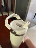 STANLEY Iceflow拎拎杯折叠吸管杯大容量水杯不锈钢保温杯887ML-米白 晒单实拍图