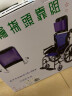 FZK+富士康通用轮椅头靠座便椅头靠头枕高靠背轮椅轮椅靠背支架通用轮椅头靠枕加高配件透气靠背布垫头靠 通用头枕紫色 实拍图