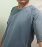 艾伦伯顿（Alen Botun）运动套装男健身服速干冰丝休闲短袖夏季宽松薄款训练篮球跑步服 161灰宽松两件套【冰凉触感】 S(95-115)斤 实拍图