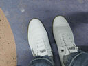 蜻蜓牌男鞋休闲皮鞋秋冬季软面皮真品男士豆豆鞋加绒保暖棉鞋男特大码 米色-皮面四季款 41 实拍图