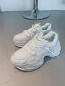 奥古狮登（Agsdon）老爹鞋女秋季网面厚底鞋子女跑步鞋女运动鞋女鞋 233050 白 35 实拍图