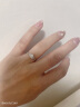 喜钻生日礼物白18K金天然钻石戒指克拉效果心形钻戒求婚结婚 实拍图