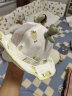 多拉麦格婴儿帽子薄款可爱宝宝渔夫帽春夏婴幼儿遮阳帽0-3-6个月宝宝盆帽 网格款 浅绿色 大小可调节 46cm左右 适合约0-12个月 晒单实拍图
