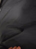 李宁（LI-NING）外套男2023春秋款开衫连帽防风防晒衣运动夹克潮流宽松休闲风衣 标准黑/标准白 M/170 (100-125斤) 实拍图