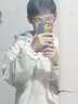 摘星少年衣服棉衣男冬季连帽羊羔绒棉袄羽加厚绒服潮流冬天男士棉服外套啊 杏色 L 实拍图