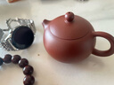 一茗金砂 宜兴紫砂壶茶壶自产自销名家吴娟华高难度大红袍朱泥大品 300CC全手工壶西施壶 小品 约200CC 实拍图