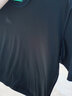 阿迪达斯（adidas）T恤男 2025夏季新款运动服健身训练休闲时尚舒适圆领短袖体恤上衣 黑色/胸前小标/全棉透气 M (175/96A) 实拍图