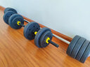 华亚（HUAYA环保哑铃杠铃套装组合男士举重杠铃 家用健身器材 75KG 哑铃杠铃两用套装组合 实拍图