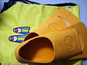 英发（YINGFA）脚蹼游泳训练短脚蹼浮潜自由泳儿童脚蹼脚掌成人潜水专业蛙鞋 黄色 XL（44-46码） 实拍图