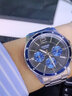 卡西欧（CASIO） 卡西欧(CASIO)手表商务男士运动防水三眼指针时尚石英腕表送男友 蓝盘钢带MTP-1374D-2A 实拍图
