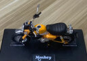 华一本田小猴子摩托车仿真金城jc70合金狒狒机车模型男孩玩具车摆件 本田小猴子带底座 黄色 晒单实拍图