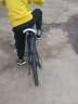 EG7山地自行车成人学生变速越野单车双减震赛车26寸青少年男女 顶配-钢架黑白色【辐条轮】 24寸24速 实拍图