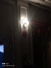 BERRUAN现代简约走廊灯客厅楼梯温馨背景壁极简卧室床头LED网红壁灯墙灯 黑色方形小鹿左三色 实拍图