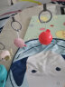 babycare婴儿健身架婴儿玩具脚踏琴婴儿游戏毯婴儿玩具0-6月音乐新生礼物 圆形-大安斯飞鸟 实拍图