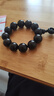 玄同黑檀紫光檀小孔顺纹佛珠文玩手串时尚男女款念珠手链 时来运转款 珠径2.0cm*12颗 实拍图