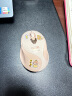 英菲克（INPHIC） M8无线鼠标充电女生办公静音便携人体工学适用于惠普华硕华为笔记本电脑无限轻音 M8 无线女生鼠标 奶茶色 实拍图