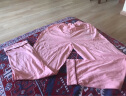 南极人三件套睡衣女士春秋带胸垫长袖性感蕾丝大码家居服套装可外穿XL 实拍图