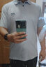 吉普（JEEP）短袖t恤男宽松翻领夏季新款纯色棉质商务休闲男士半袖体恤上衣 灰色 3XL(建议170-185斤) 实拍图