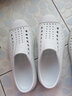 native纯色Jefferson洞洞鞋男女款童鞋亲子鞋户外休闲凉鞋EVA洞洞鞋 白色|白色 28 (180mm） 实拍图
