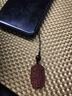 今夕 紫檀木挂饰挂件手机链车挂饰小叶紫檀木牌雕刻如意牌吊坠子手把件文玩木饰品配件送礼品礼物 吉祥如意款 实拍图