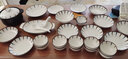 康陌（KANGMO）陶瓷餐具碗碟套装乔迁礼物实用日式碗盘整套釉下彩餐具乔迁礼物 10人食47件套配砂锅【礼盒装】 实拍图