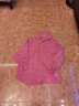 七小铺（QIXIAOPU）个性小众潮牌设计感薄款衬衫女2024新款洋气减龄宽松休闲韩版上衣 粉色 均码 晒单实拍图