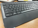 罗技（Logitech）MK545无线键鼠套装 办公无线键盘鼠标套装 办公键鼠电脑键盘薄膜USB优联接收器 全尺寸 自带手托 MK545黑色（商用） 实拍图