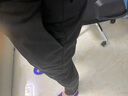 佐优品坠感小西裤男九分裤子韩版潮流修身小脚休闲长裤秋冬季直筒西装裤 (1件)黑色(长裤) 38 建议180-190斤内 实拍图