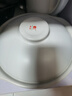康舒（KANGSHU）年年有鱼砂锅家用大容量耐高温陶瓷浅锅干烧不裂黄焖鸡专用沙锅 2000ML (2-4人)白色浅锅/耐高温 实拍图